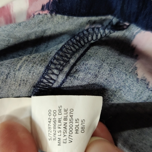 𝅺GAP Kids Big Girls Elysian Blue Dress Size XXL Elastic Waist and Pockets - Picture 11 of 11